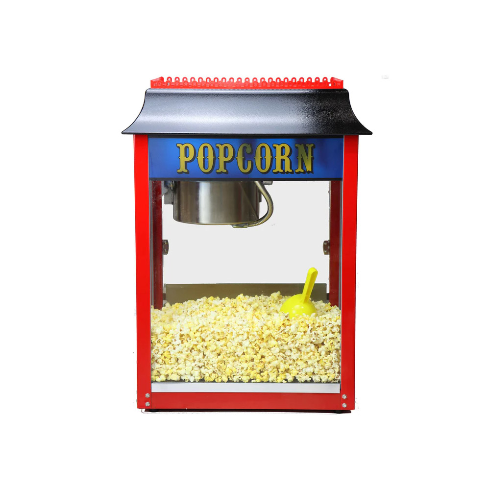 1911 Style Popcorn Popper, 8 OZ, Red, Fully Assembled