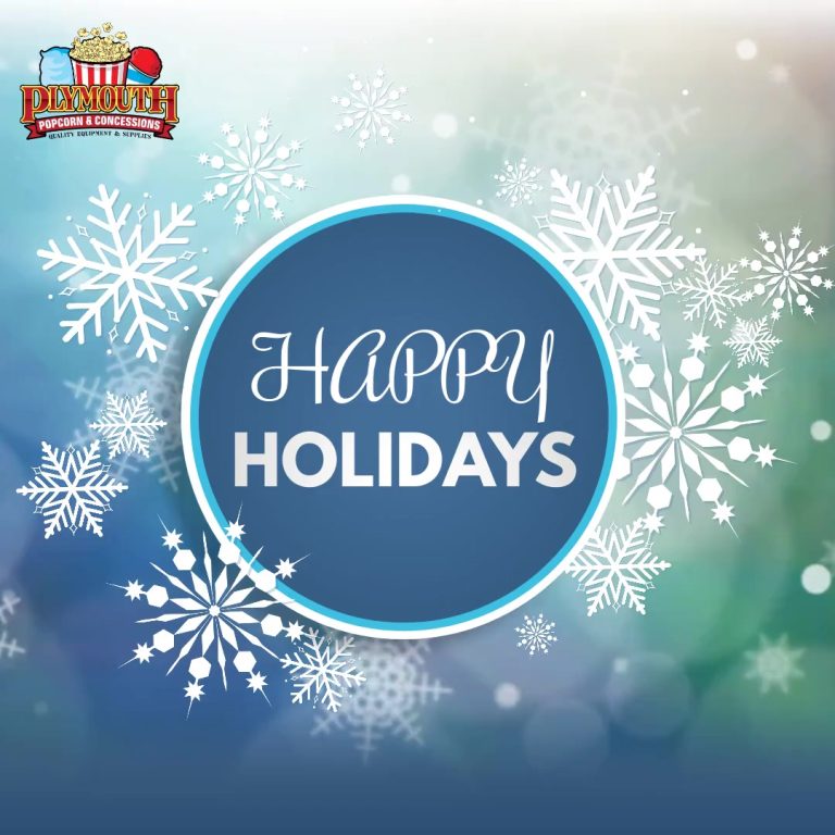 Plymouth Popcorn Wishes You Happy Holidays