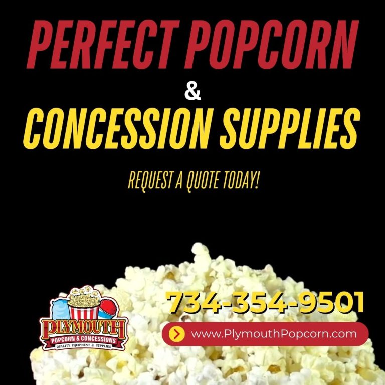 Perfect Popcorn & Concession Supplies for Every Event