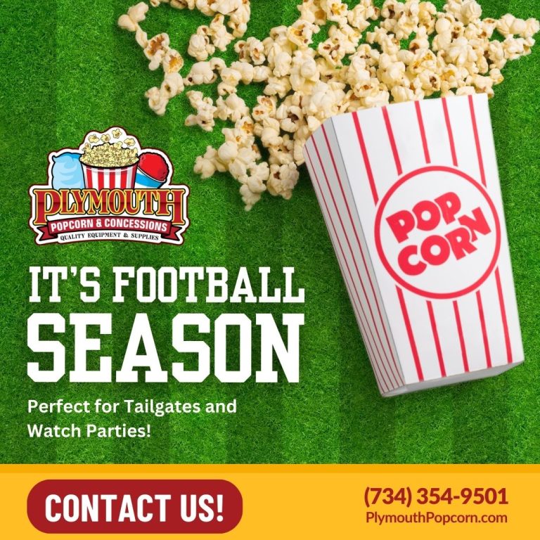 Gear Up for Football Season with Plymouth Popcorn!